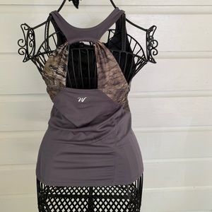 Camouflage athletic top